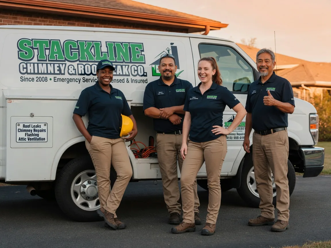 Chimney flashing repair company in Forest Hill, LA